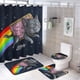 thumbnail image 1 of GATO NYAN-theme 4-Piece Shower Curtain Set with Rugs, Waterproof Bathroom Decor Set Includes Bath Mat, U-Shaped Rug, Toilet Lid Cover and Curtain with Hooks, 1 of 6