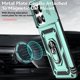 thumbnail image 5 of Funda Resistente Anillo Soporte Xiaomi 14T Pro Privacidad Cámara Montaje Magnético Verde, 5 of 6