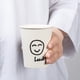 thumbnail image 5 of Vasos de café de papel RACETOP, 8 onzas, 1000 unidades, desechables, blancos, 5 of 6