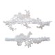 thumbnail image 5 of 2x Conjunto De Ligas De Boda, Ligas De Novia Para Fiestas, Damas De Honor, Bodas, Blanco, 5 of 5