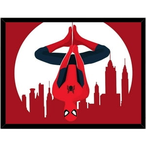 Genérico - Cuadro Decorativo Spider Man Comic Medidas 30X40 Cm