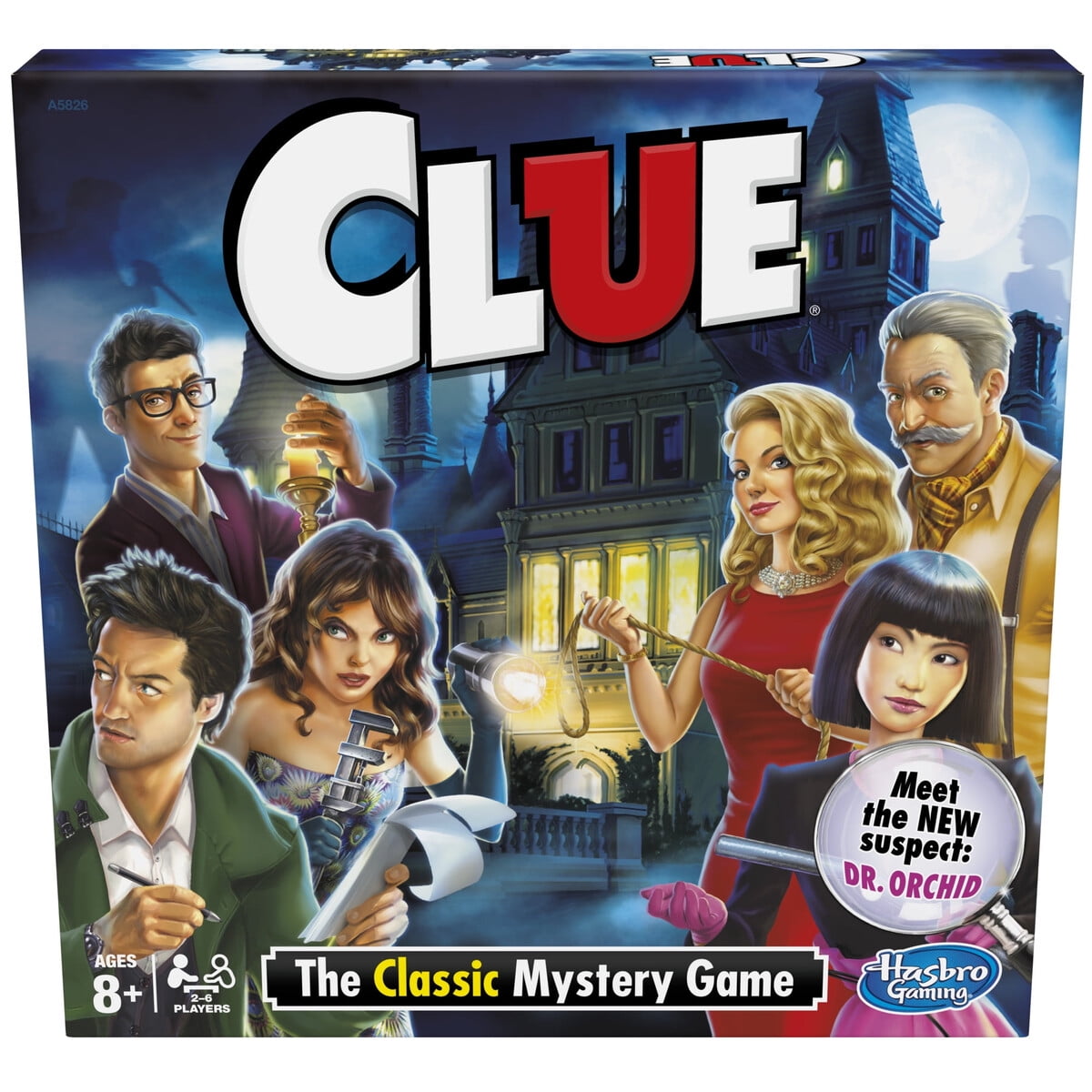 Hasbro Gaming - Juego De Mesa Clue Hasbro Misterio 8 26 Jugadores