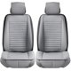 thumbnail image 2 of Fundas de asiento para coche Sunny Color, juego de 2, cuero PU gris, 2 of 6