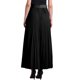thumbnail image 3 of INSPIRE CHIC Falda Plisada para Mujer con Cintura Alta Elástica y Cinturón, Falda Maxi de Línea A Flowy S Negro, 3 of 6