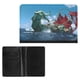 thumbnail image 2 of La Bestia del Mar Porta Pasaporte y Cartera de Viaje Premium de Cuero PU, Funda de Pasaporte Bloqueo RFID con Ranuras para Tarjetas de Crédito, Estuche para Libro de Pasaporte para Familia 10cm × 15cm, 2 of 6