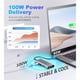 thumbnail image 2 of Hub USB C UtechSmart 6 en 1 HDMI 4K Ethernet 1000M 100W PD, 2 of 3