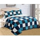 thumbnail image 1 of Frazada 2 Plazas Diseño Azul, 1 of 1