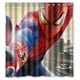 thumbnail image 1 of Cortina de ducha de Spider-Man con ganchos (167 x 183 cm), 1 of 3