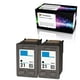 thumbnail image 1 of Cartucho de tinta OCProducts HP 21 recargado, paquete de 2 negros, 1 of 2