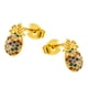 thumbnail image 3 of Pendientes De Pi?a Rellenos De Oro De 18 Quilates Pendientes De Fiesta Regalos De Joyería, 3 of 5