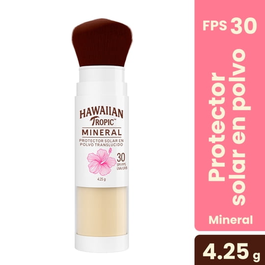 Protector Solar Hawaiian Tropic Facial Polvo Translucido Fps30