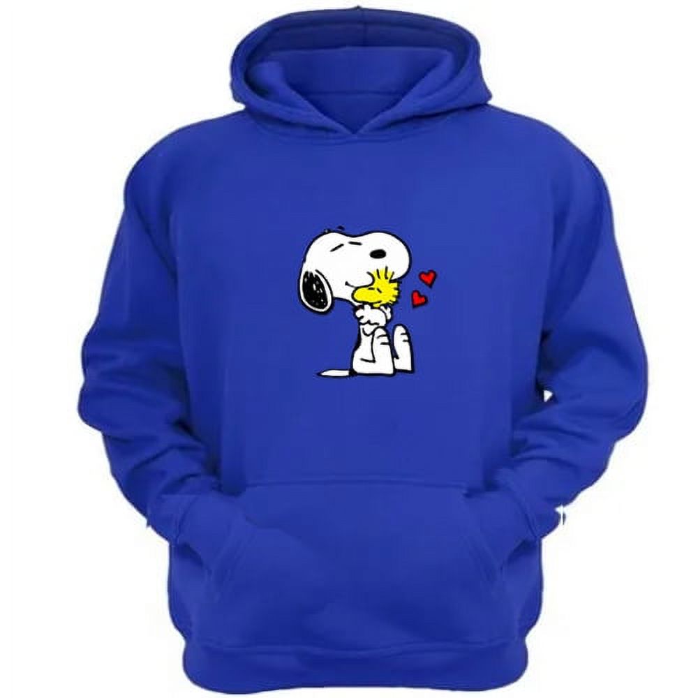 Genérico - Polerón Canguro Snoopy Azul Talla Xl Unisex