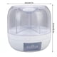 thumbnail image 2 of Dispensador De Granos Giratorio 6 Compartimentos Hermetico Blanco, 2 of 5