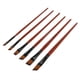 thumbnail image 1 of Juego de Brochas de Nylon para el cabello, 6 Piezas, Cepillos profesionales para pintar, cabeza plana, 1 of 5