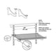 thumbnail image 4 of Soportes Para Repisa De Zapatos Shelftrack Paquete De 2 7 5 Cm, 4 of 6