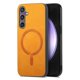 thumbnail image 1 of Magnetic Slim Case for Samsung Galaxy S23 FE with Camera Guard & Anti-Scratch Back Yellow, 1 of 6