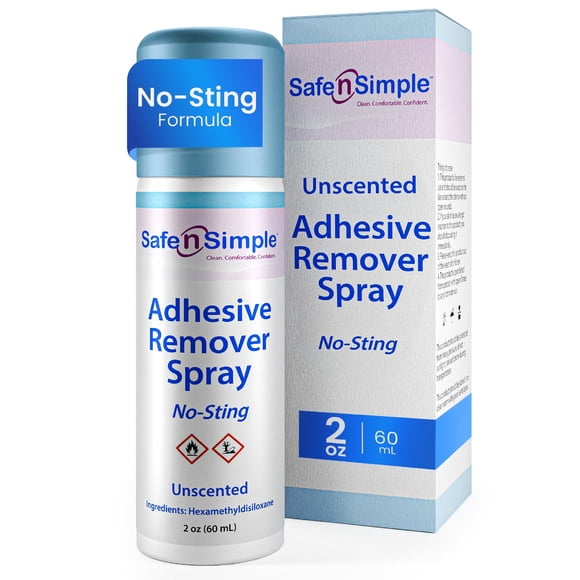 Removedor de adhesivo en aerosol Safe n' Simple Medical para ostomía de 60 ml