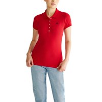 Polo Aeropostale Aero Solid A87 True Red Para Mujer