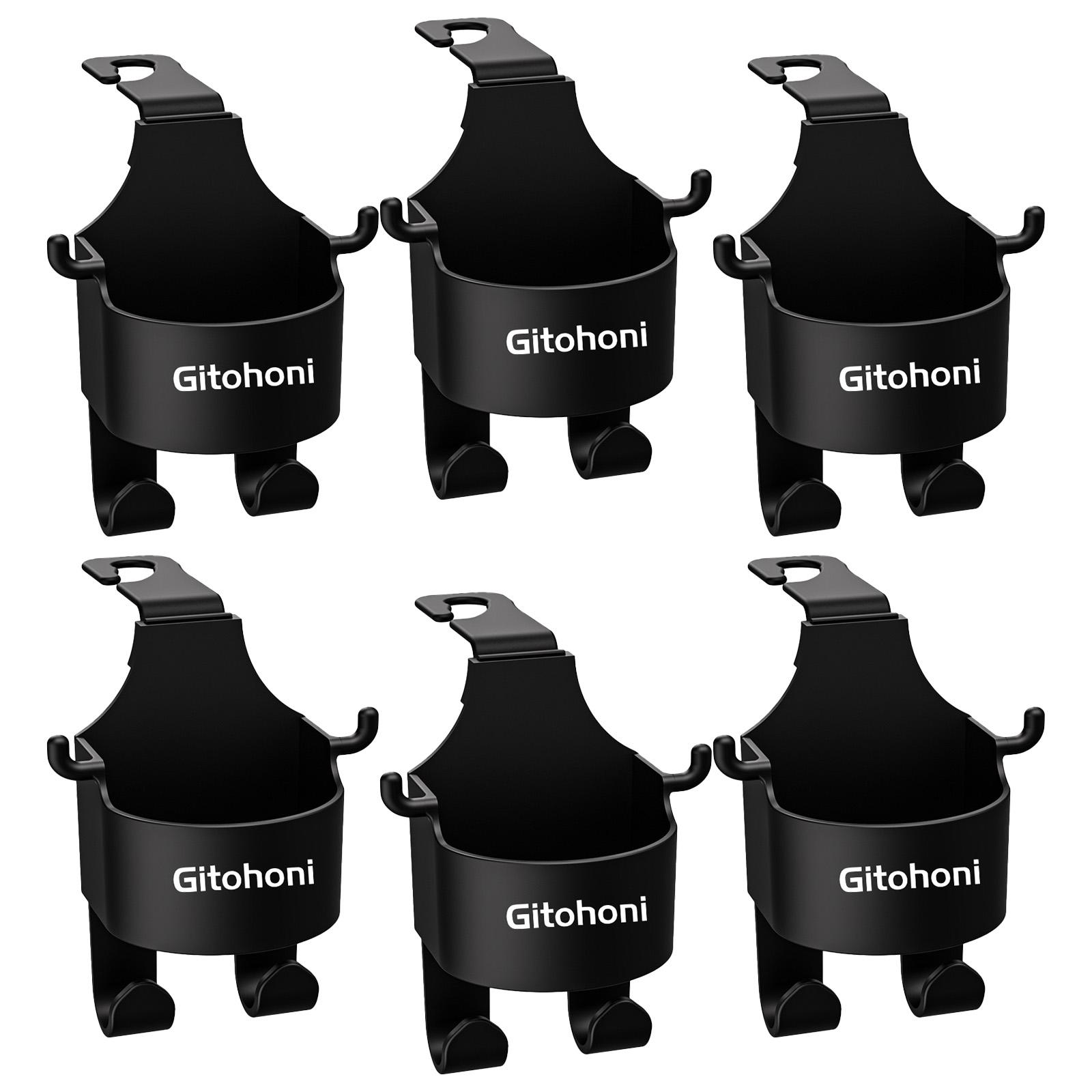 Magideal - 6 Ganchos Multifuncionales Para El Respaldo Del Asiento Del Automóvil, Para Paraguas, Bolsos Y Carteras