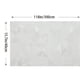 thumbnail image 2 of 1 Roll Of Sticky Back Plastic Geometric Self-Adhesive Wallpaper, Grey White Vinyl Wrap Thickened Film For Decorative Living Room Kitchen Worktops Furniture Stickers, 2 of 4