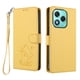 thumbnail image 1 of Funda Billetera con Relieve de Gato para Honor 400 Lite, Amarillo, 1 of 6