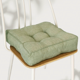 thumbnail image 4 of Xiao Hua Cojín de Silla de Algodón y Lino Verde -1 Pieza, Cojín de Asiento Cuadrado Sólido de 15.75 X 15.75 X 3.54 Pulgadas, Cojín de Silla de Oficina con Relleno de Algodón, Decoración Minimalista, 4 of 4