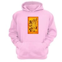 Genérico - Polerón Canguro Guns N´ Roses Rosa Talla M Unisex