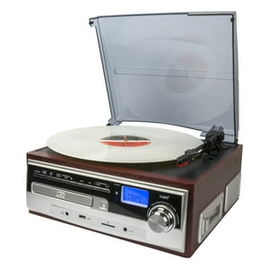 Tocadiscos Irt Los 80 Usb/Sd/ Radio Fm/ Aux/ Bt/ Cd/Cassette