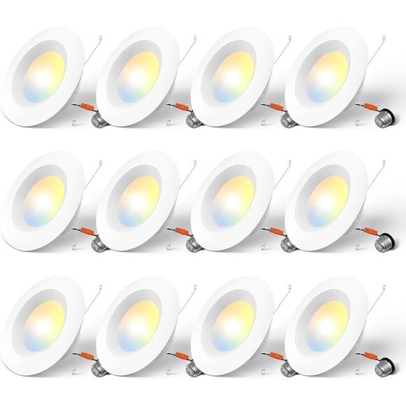 Lampara LED Empotrada Amico 12 unidades 6 pulg 5CCT Regulable