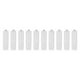 thumbnail image 1 of 10 unidades de adaptadores y convertidores de pilas AAA a AA, transparentes., 1 of 8
