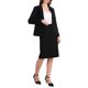 thumbnail image 4 of INSPIRE CHIC Conjunto de Falda de Traje de 2 Piezas para Mujer Blazer Formal de Negocios y Falda Lápiz M Negro, 4 of 5