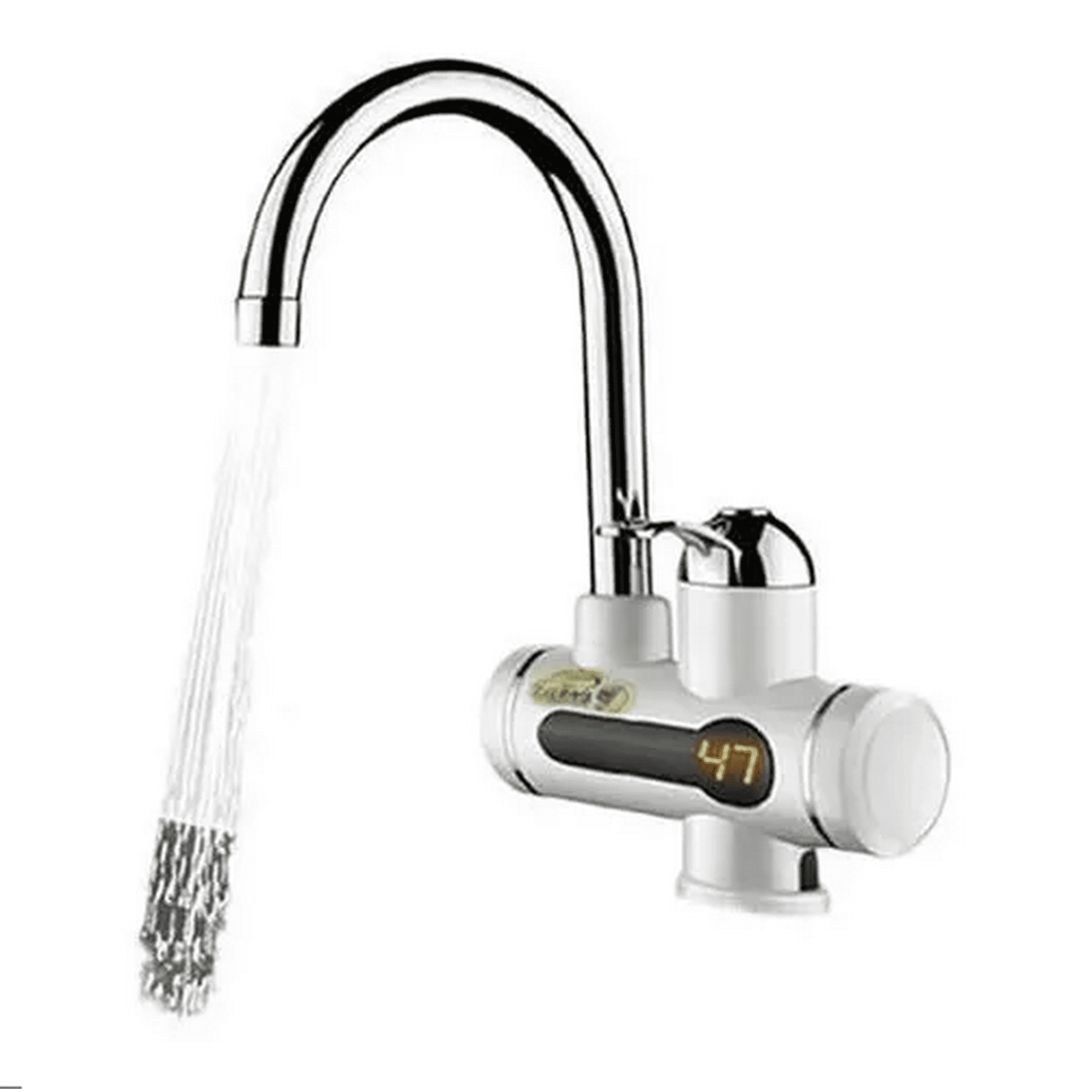 Genérico - Llave Grifo Agua Caliente Electrica Lavaplatos Plateado