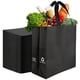 thumbnail image 1 of Bolsas de compras Simply Cool, paquete de 50, negras, reutilizables, 37 x 37 x 17 cm, 1 of 7