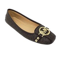 Zapato Michael Kors Womens Fulton Moccasin 49T8Fufr1B84785 Mk Signature Brown, 8.5 M, Numeric_8_Point_5