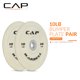 thumbnail image 2 of Juego de discos bumper olímpicos de competencia CAP Barbell de 4.5 kg, blanco, 2 of 7