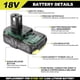 thumbnail image 4 of Reemplazo de 3.0Ah para Combo de Batería y Cargador Ryobi 18V, Reemplazo para Baterías Ryobi ion de Litio 3000mAh, Compatible con Herramientas Eléctricas Inalámbricas Ryobi one+ de 18 Voltios y Ca..., 4 of 10