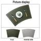 thumbnail image 3 of 4 manteles individuales con forma de cuña para mesa redonda, de piel sintética impermeable y resistentes a las manchas para Navidad., 3 of 5
