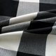 thumbnail image 4 of PiccoCasa 18"x18" Fundas de Cojines Decorativas con Pompones Cuadros Juego de 2, Negro Beige Blanco, 4 of 7
