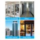 thumbnail image 2 of Kit de Cerradura Comercial WANLIAN de 160 mm Plateado para Puertas, 2 of 6