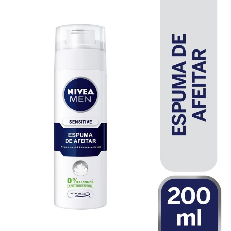 Espuma De Afeitar Men Sensitive 200 g Nivea