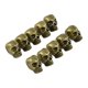 thumbnail image 3 of 10 piezas de bronce antiguo agujero grande esqueleto cráneo 3d espaciador cuentas sueltas bricolaje, 3 of 3
