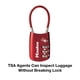 thumbnail image 3 of Luggage Lock Master Lock 4688D Configura tu propia combinación, 3 of 6