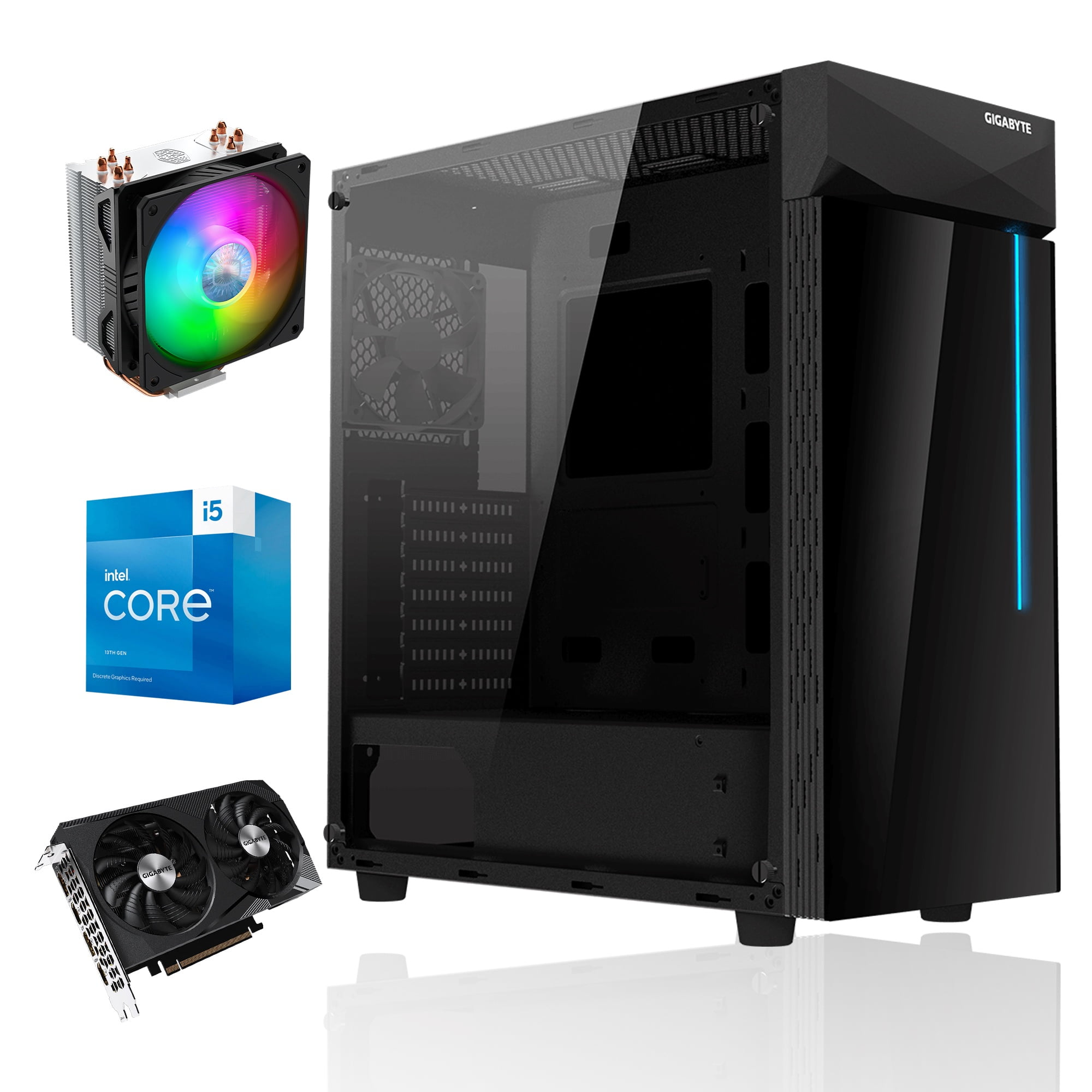 Pc Gamer: Intel Core I5 13400 16Gb Ddr5 1Tb Rtx 4060 Wifi+Bt Air