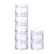 thumbnail image 3 of Organizador Semanal De Pastillas De Plástico De 7 Piezas Bote Apilable Para Botones Cuentas Transparente, 3 of 5