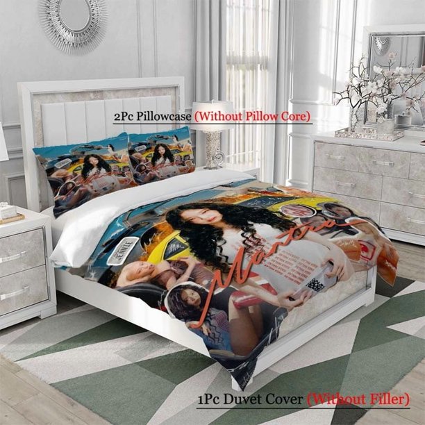 3pcs Jennie Collage Art Colorful Element Pattern Three-Piece Set Soft And Comfortable Bedding Set