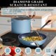 thumbnail image 5 of Juego de utensilios de cocina Nuwave Healthy Duralon Blue Ceramic, 9 piezas, 5 of 9