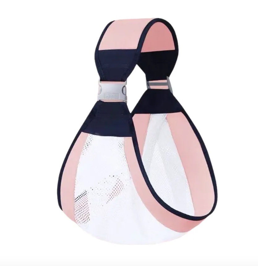 Riqui - Portabebés Canguro Ergonómico Rosa