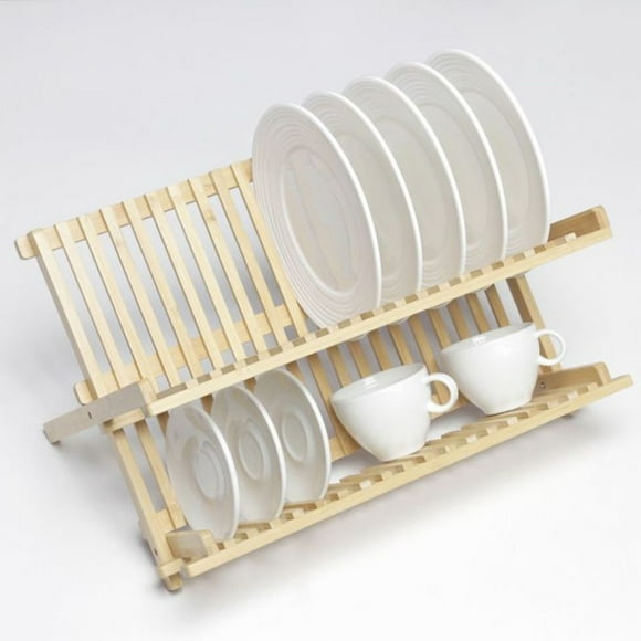 Secaplatos de Bambu Natural hbt 45x33x40 cm