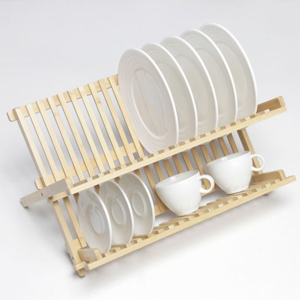 Secaplatos De Bambu Natural Hbt 45x33x40 Cm