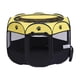thumbnail image 3 of Corral Plegable De Tela Oxford Para Mascotas, Malla Con Cremallera Para Conejo, Gatito, Gato, Amarillo Y Negro, 3 of 5